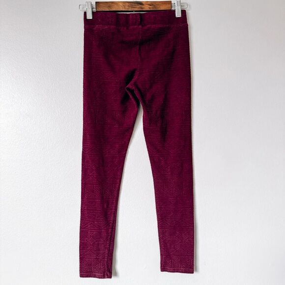 American Eagle High Rise Textured Legging Red Size Small - Picture 4 of 7